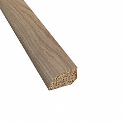 Prefinished Geneva White Oak Hardwood 1/2 in thick x .75 in wide x 78 in Length Shoe Molding